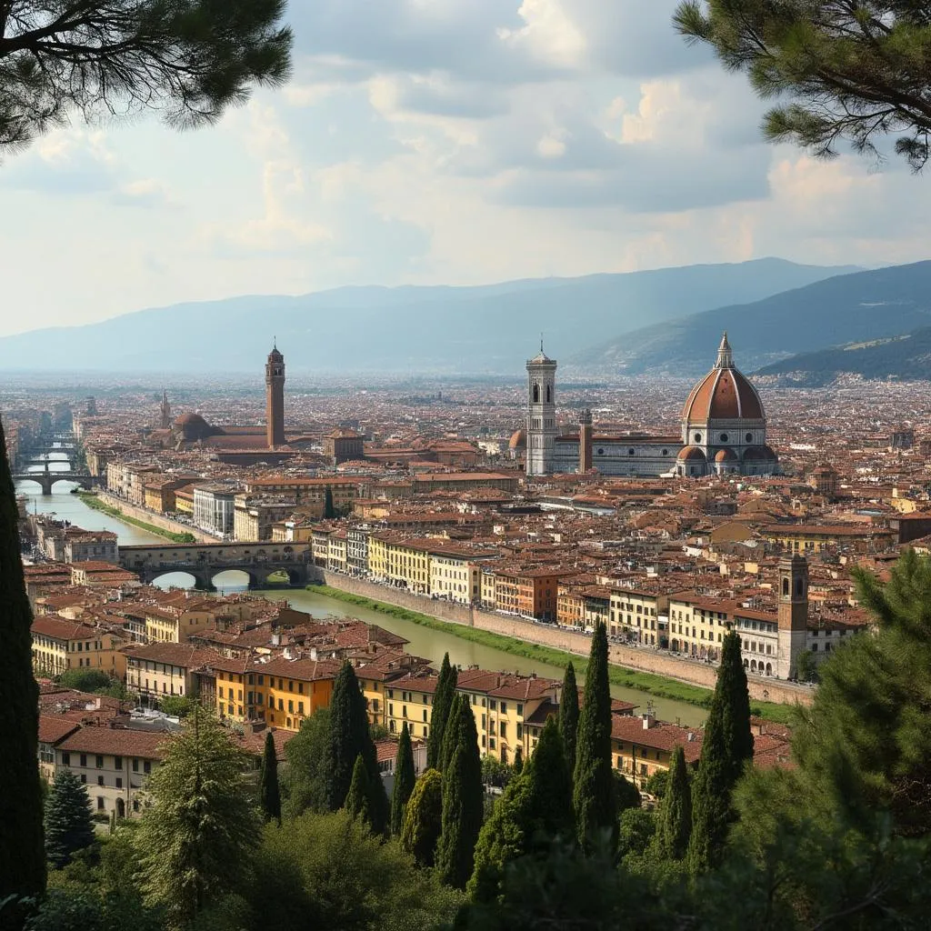 Vista di una città italiana sede di un evento PsicoEvoluzione